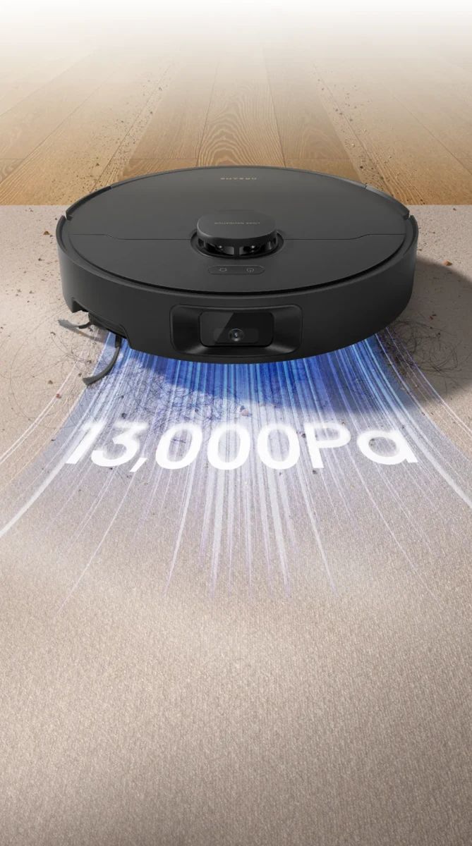 Moc ssania do 13 000 Pa