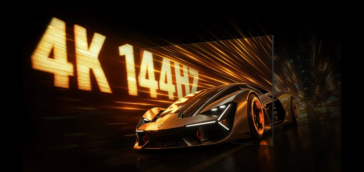 Odświeżanie 144 Hz — płynny ruch